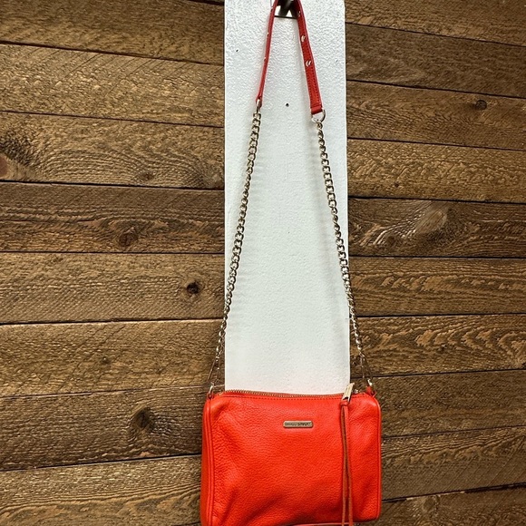 Rebecca Minkoff Mini MAC Crossbody – Flame Orange Leather - Picture 6 of 9